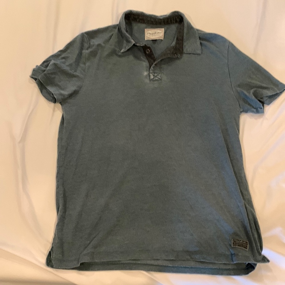 Flag and Anthem Dark Green Polo